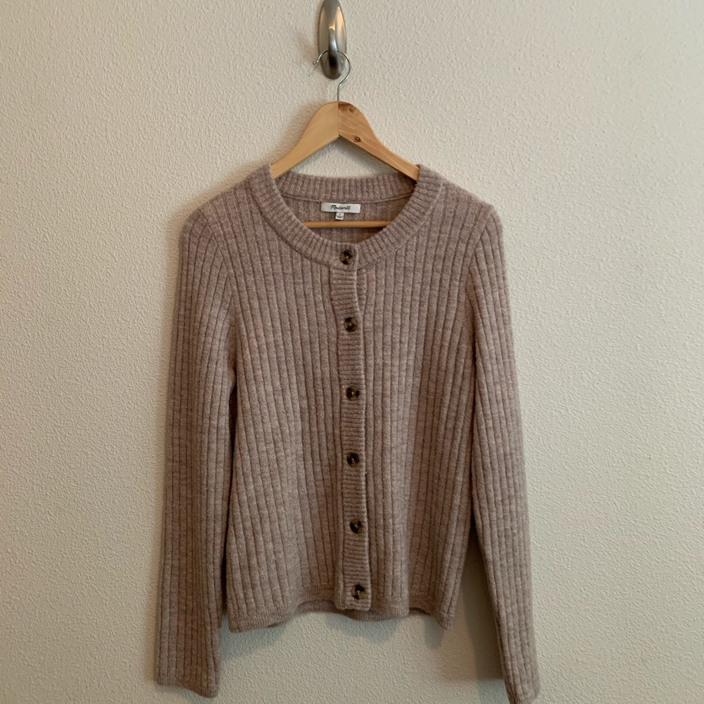 Madewell Merritt Shrunken Cardigan Sweater